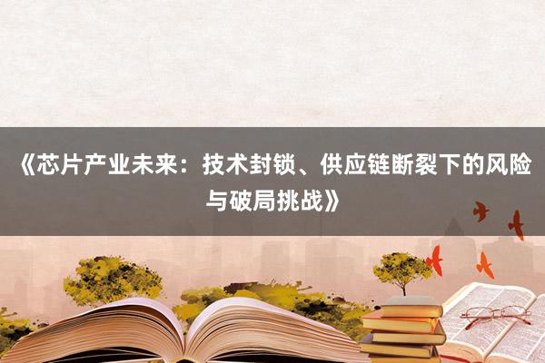 《芯片产业未来：技术封锁、供应链断裂下的风险与破局挑战》