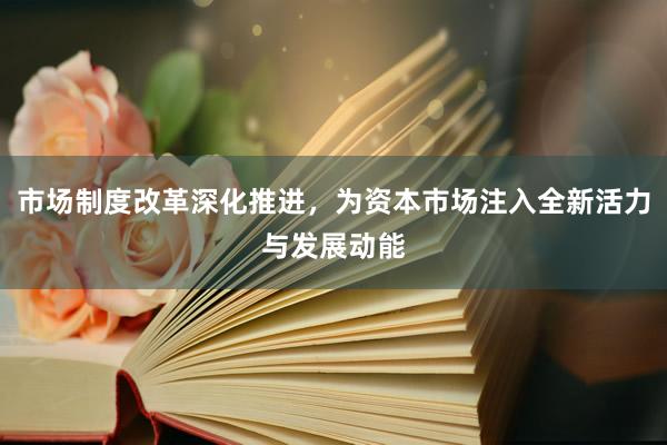 市场制度改革深化推进，为资本市场注入全新活力与发展动能