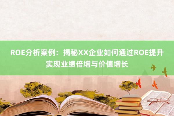 ROE分析案例：揭秘XX企业如何通过ROE提升实现业绩倍增与价值增长